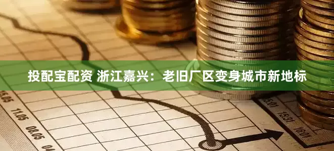 投配宝配资 浙江嘉兴：老旧厂区变身城市新地标