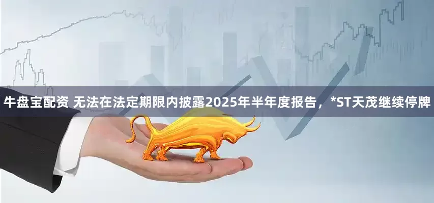 牛盘宝配资 无法在法定期限内披露2025年半年度报告，*ST天茂继续停牌